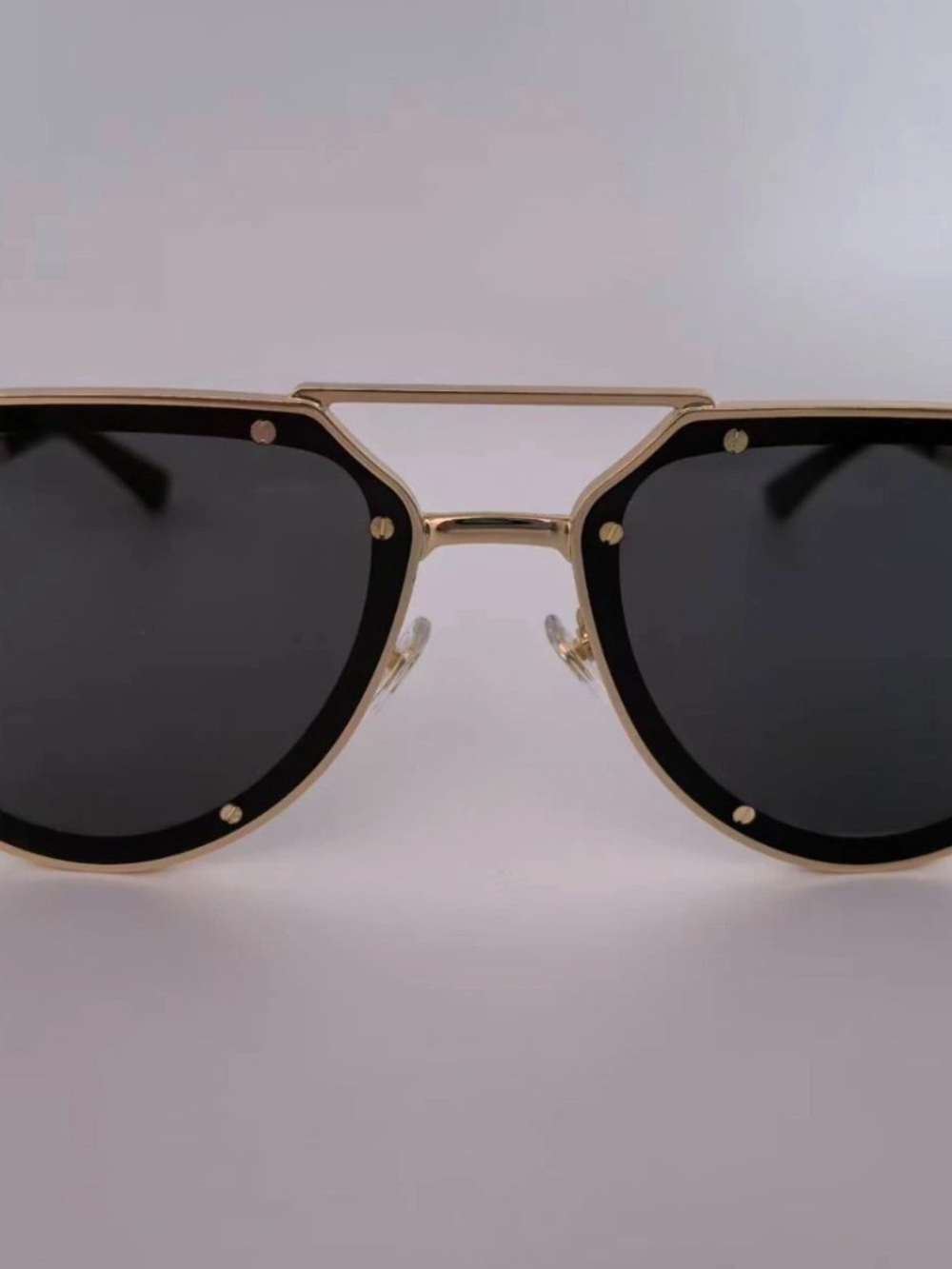 Cartier Black Lens Gold Frame Women's Sunglasses